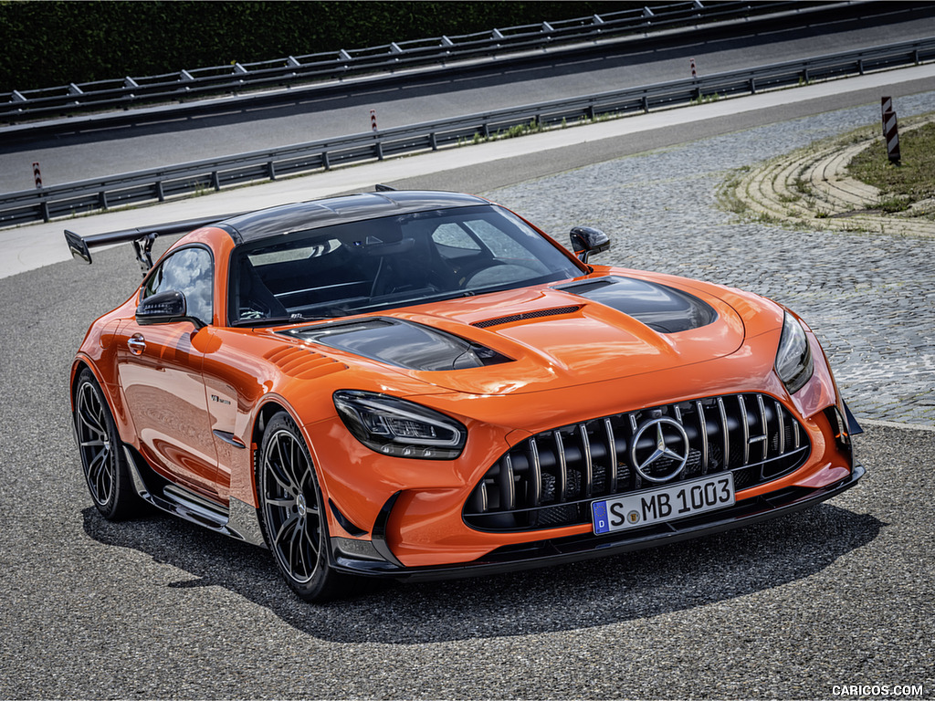 2021 Mercedes-AMG GT Black Series (Color: Magma Beam) - Front Three-Quarter