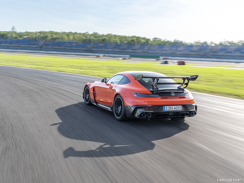 2021 Mercedes-AMG GT Black Series (Color: Magma Beam) - Rear Three-Quarter