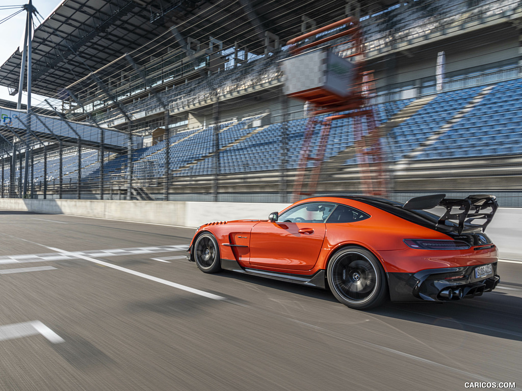 2021 Mercedes-AMG GT Black Series (Color: Magma Beam) - Rear Three-Quarter