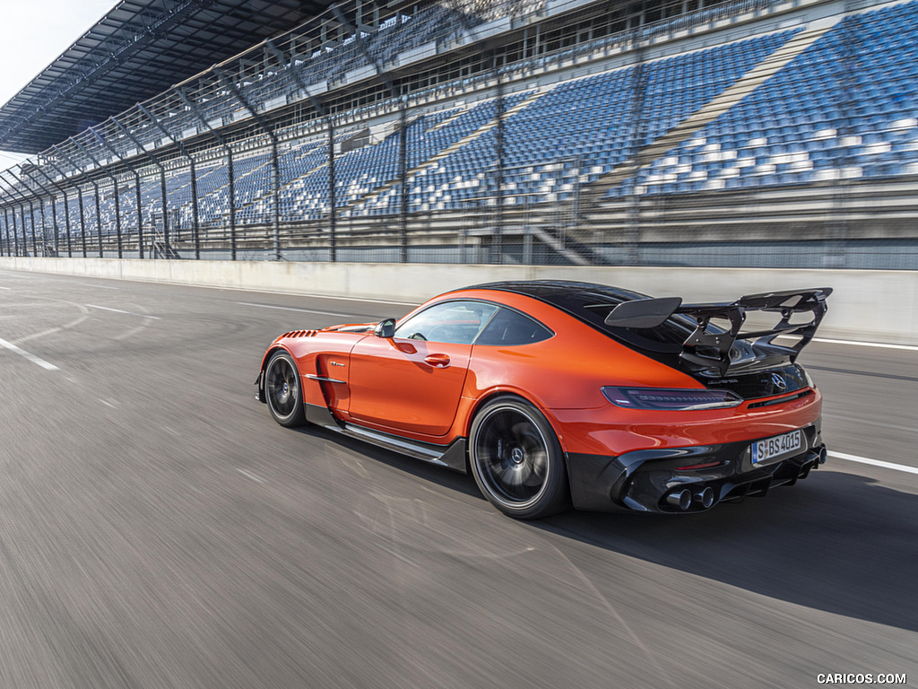 2021 Mercedes-AMG GT Black Series (Color: Magma Beam) - Rear Three-Quarter