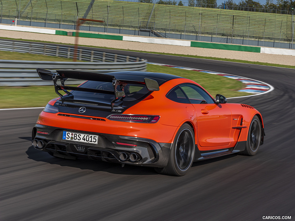 2021 Mercedes-AMG GT Black Series (Color: Magma Beam) - Rear Three-Quarter