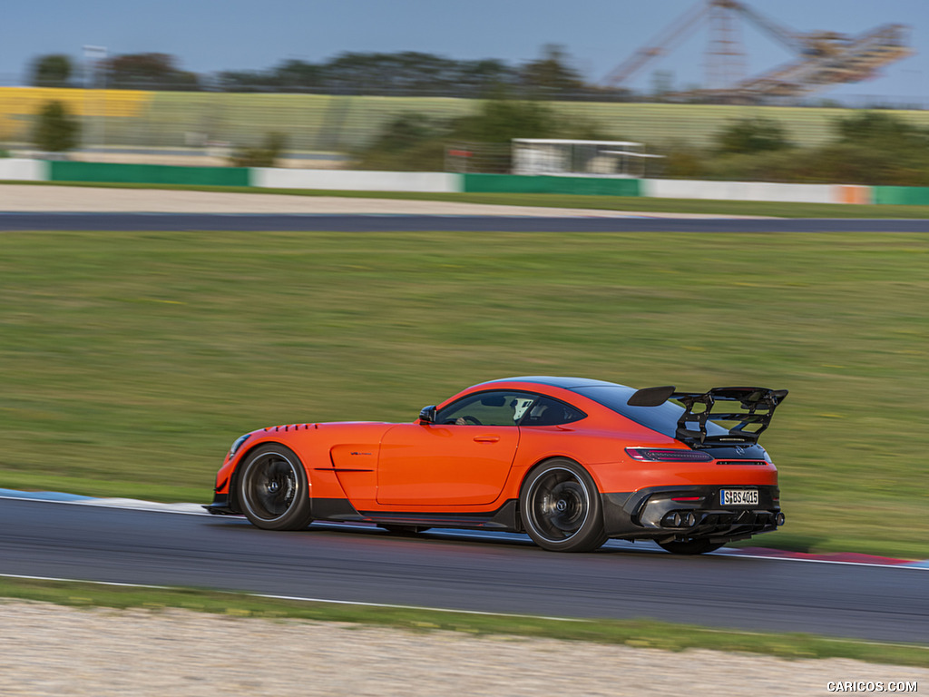 2021 Mercedes-AMG GT Black Series (Color: Magma Beam) - Rear Three-Quarter