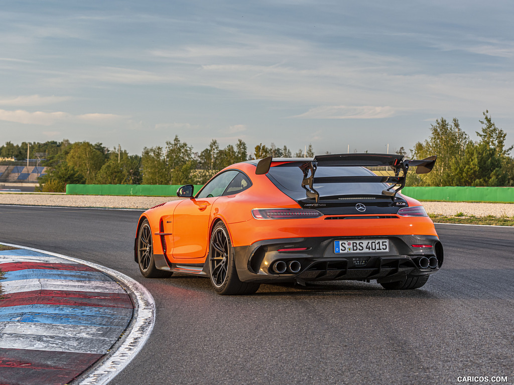 2021 Mercedes-AMG GT Black Series (Color: Magma Beam) - Rear Three-Quarter