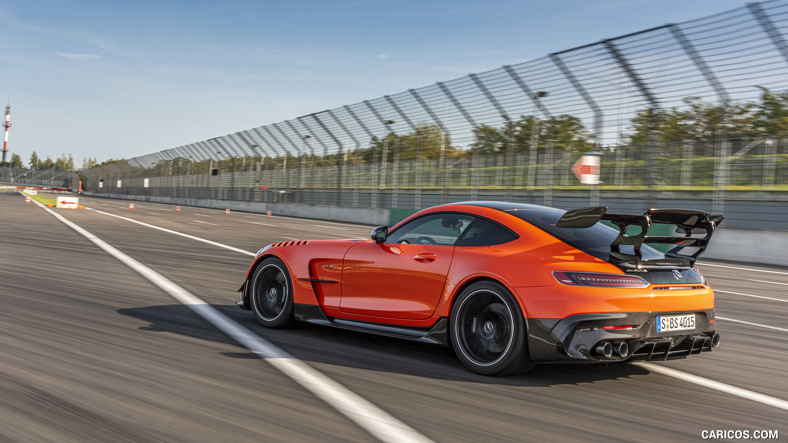 2021 Mercedes-AMG GT Black Series (Color: Magma Beam) - Rear Three ...