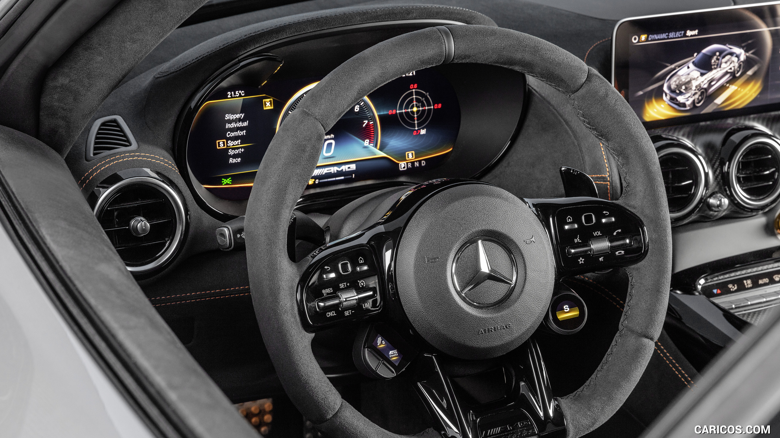 2021 Mercedes-AMG GT Black Series - Interior, Steering Wheel, #83 of 215