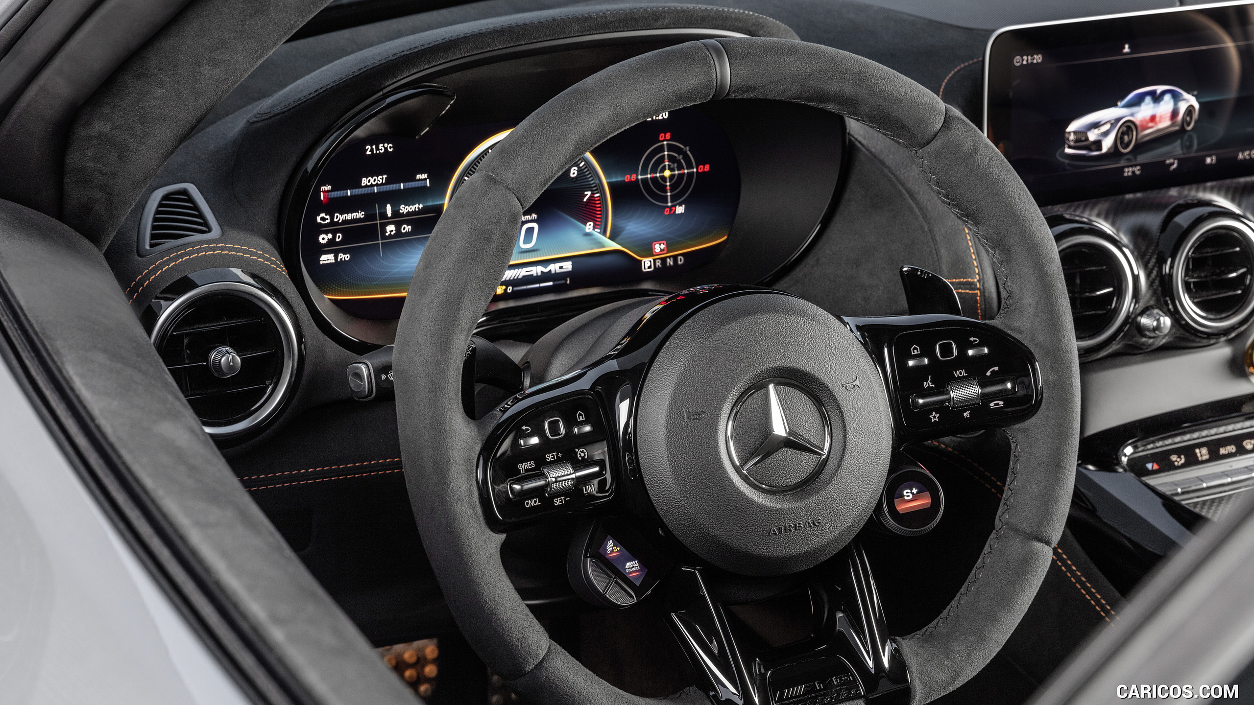 2021 Mercedes-AMG GT Black Series - Interior, Steering Wheel, #85 of 215