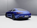 2021 Mercedes-AMG GT Coupe and Roadster Coupe Night Package (Color: Brillant Blue) - Rear Three-Quarter