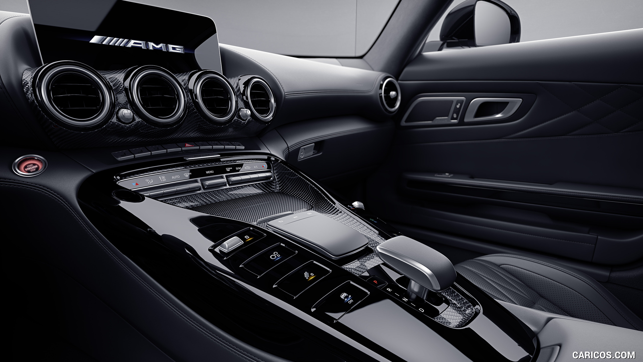 2021 Mercedes-AMG GT Coupe and Roadster Roadster - Central Console, #4 of 12