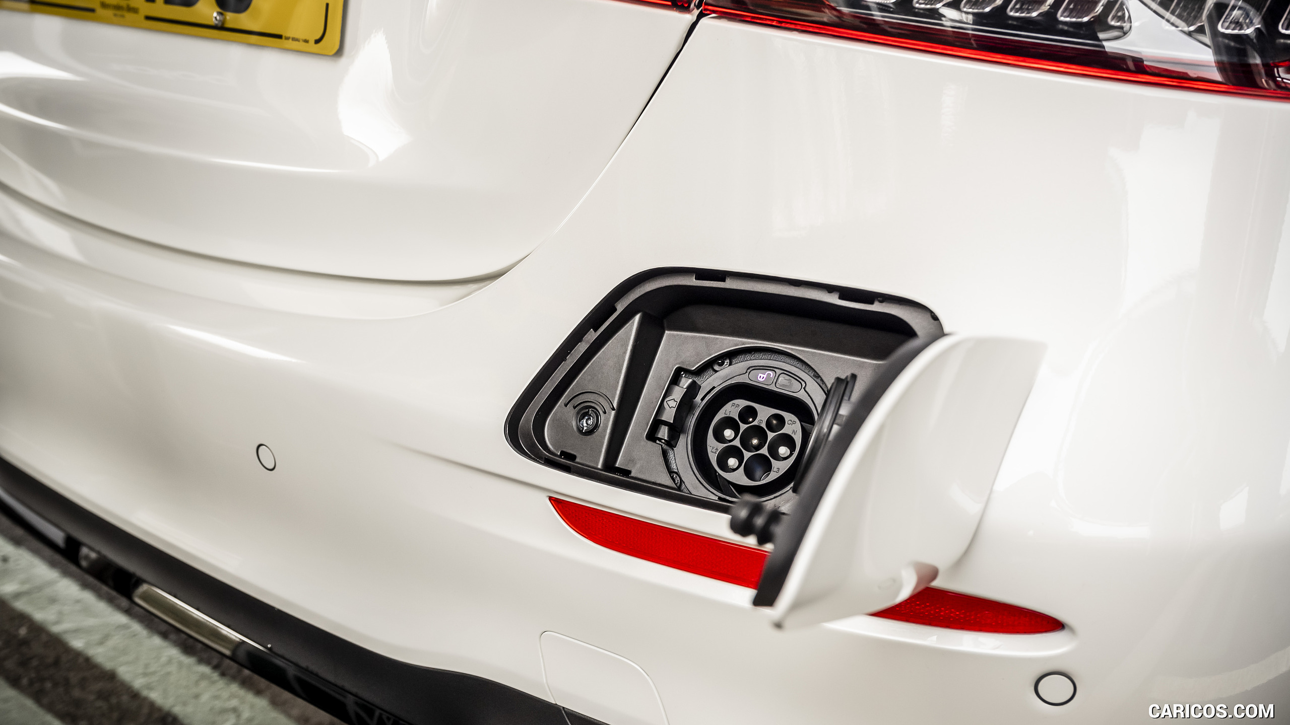 2021 Mercedes-Benz E 300 e Plug-In Hybrid (UK-Spec) - Charging Connector, #61 of 170