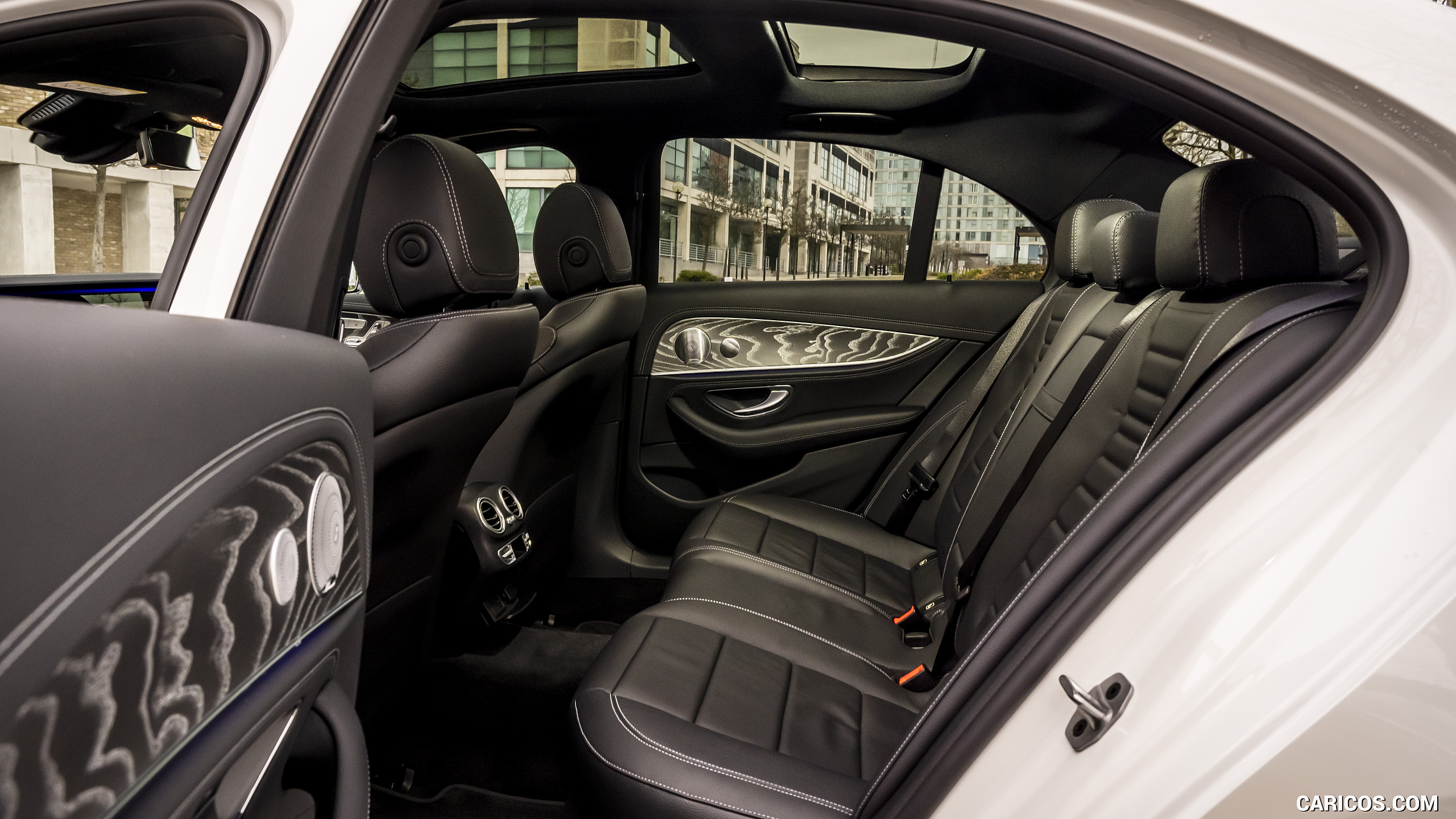 2021 Mercedes-Benz E 300 e Plug-In Hybrid (UK-Spec) - Interior, Rear Seats, #71 of 170