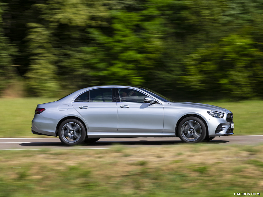 2021 Mercedes-Benz E 350 (Color: Hightech silver) - Side