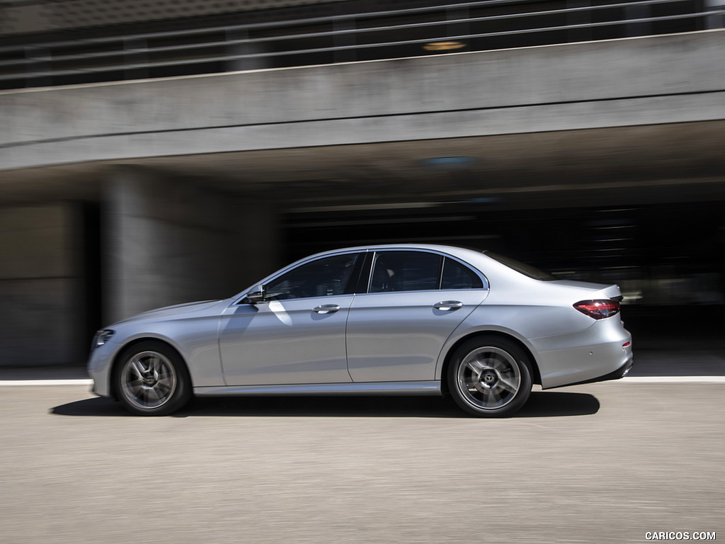 2021 Mercedes-Benz E 350 (Color: Hightech silver) - Side