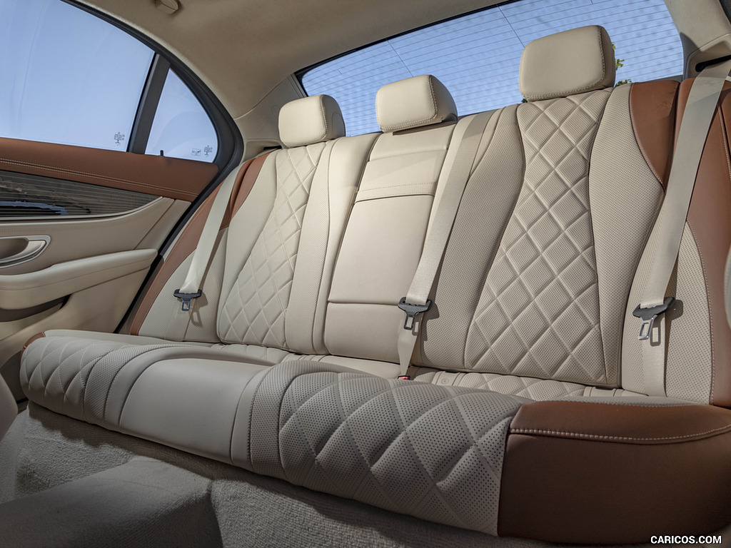 2021 Mercedes-Benz E 350 4MATIC Sedan (US-Spec) - Interior, Rear Seats