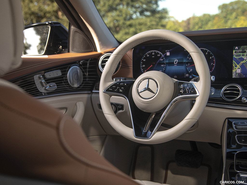 2021 Mercedes-Benz E 350 4MATIC Sedan (US-Spec) - Interior, Steering Wheel