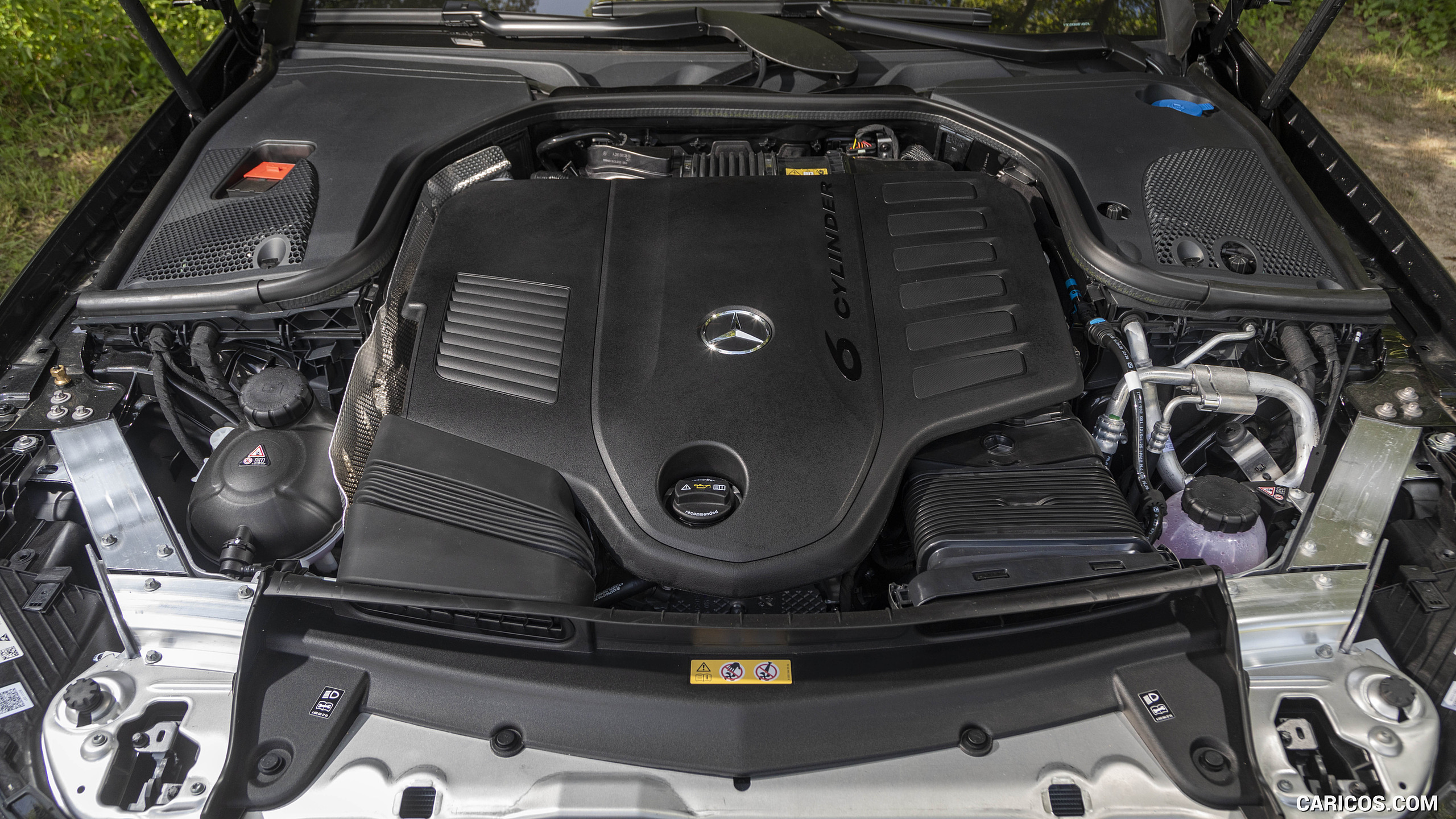 2021 Mercedes-Benz E 450 4MATIC Coupe (US-Spec) - Engine, #29 of 49