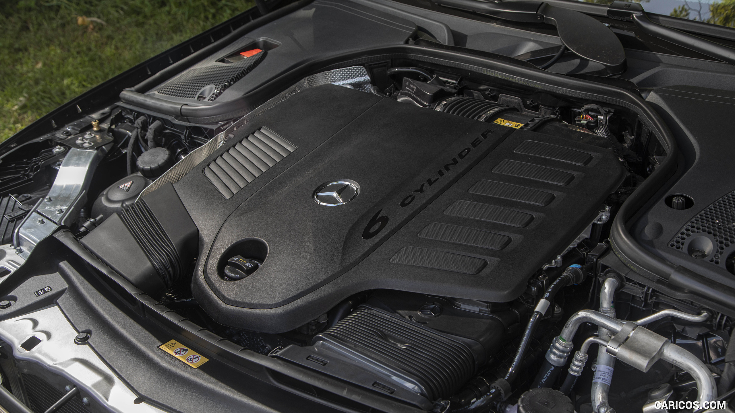 2021 Mercedes-Benz E 450 4MATIC Coupe (US-Spec) - Engine, #30 of 49