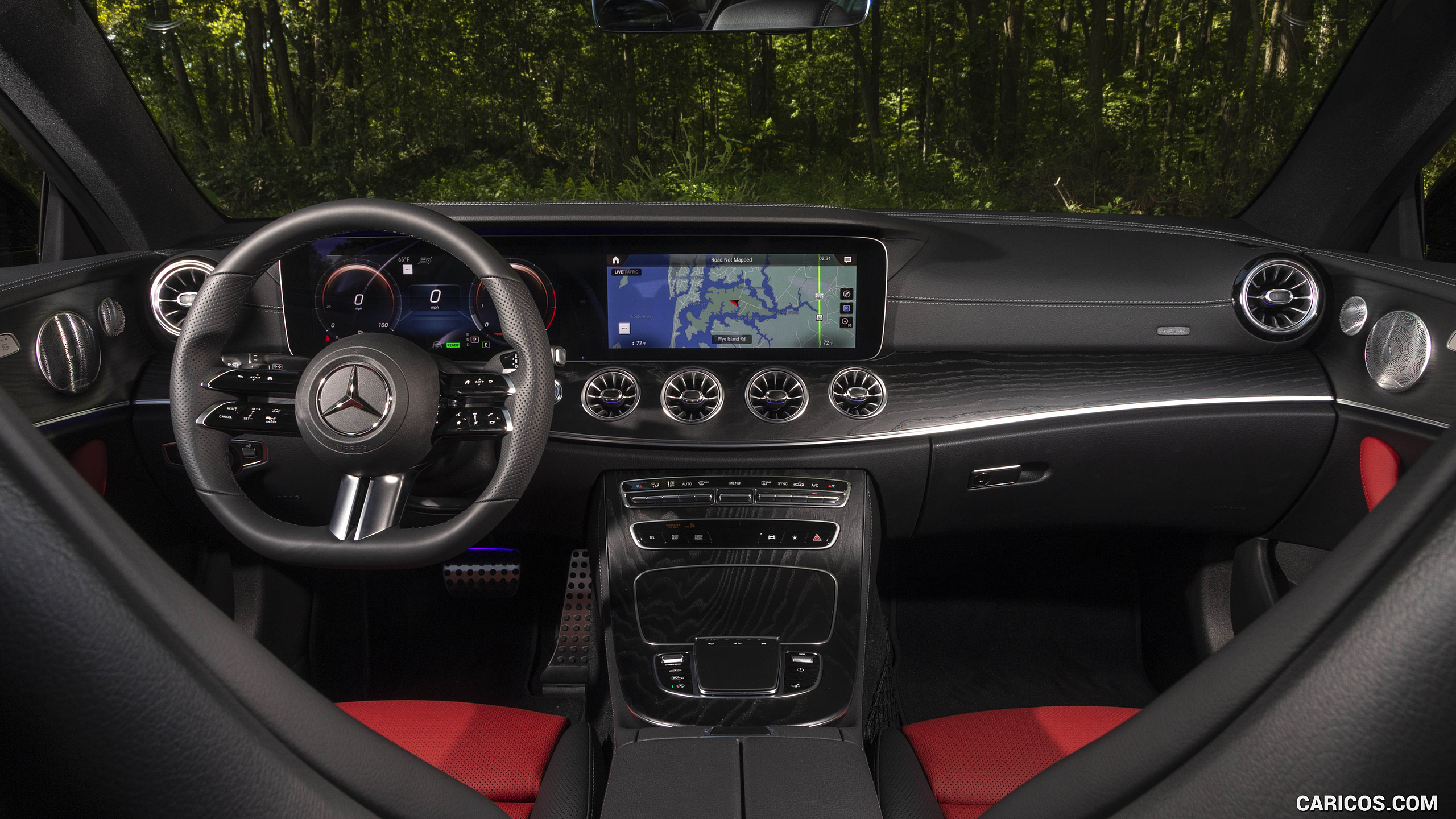 2021 Mercedes-Benz E 450 4MATIC Coupe (US-Spec) - Interior, Cockpit, #31 of 49