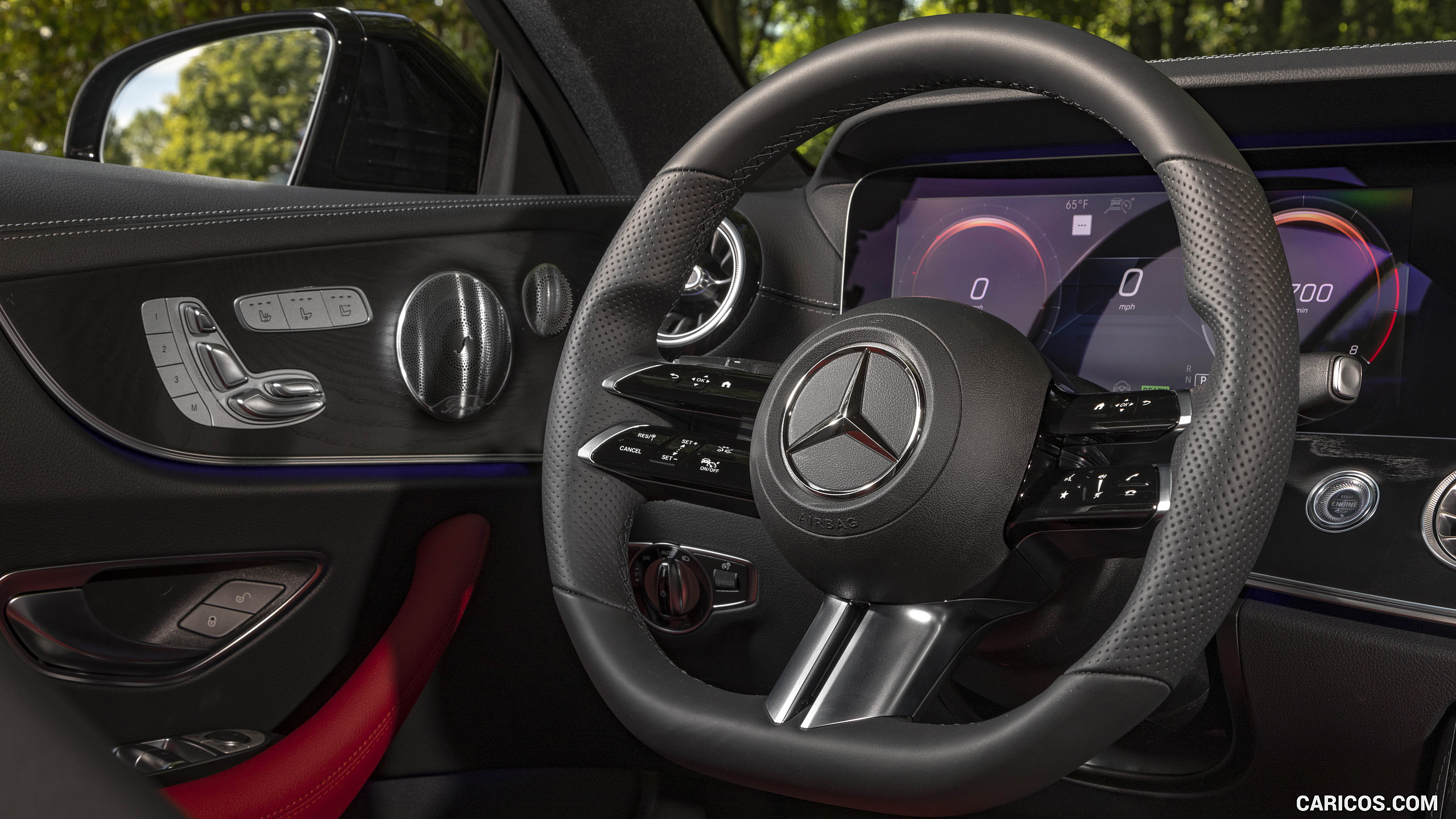 2021 Mercedes-Benz E 450 4MATIC Coupe (US-Spec) - Interior, Steering Wheel, #35 of 49