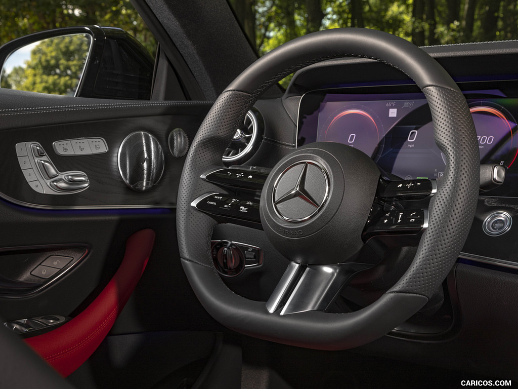 2021 Mercedes-Benz E 450 4MATIC Coupe (US-Spec) - Interior, Steering Wheel