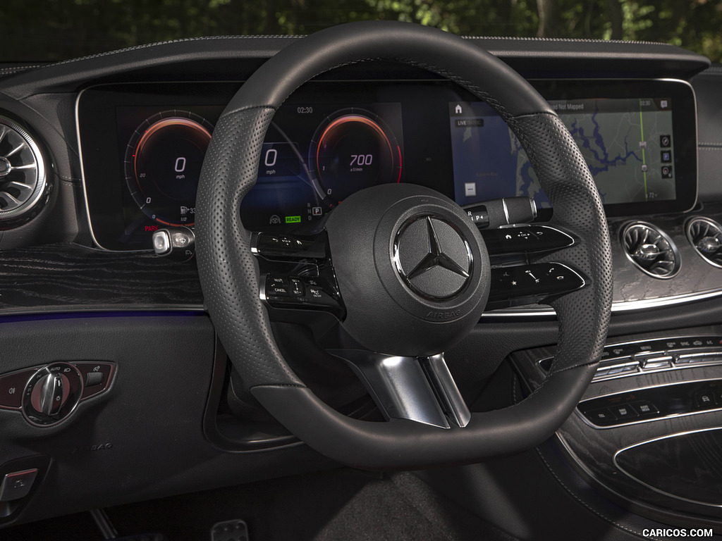 2021 Mercedes-Benz E 450 4MATIC Coupe (US-Spec) - Interior, Steering Wheel