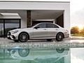 2021 Mercedes-Benz E-Class AMG line (Color: Mojave Silver Metallic) - Front Three-Quarter