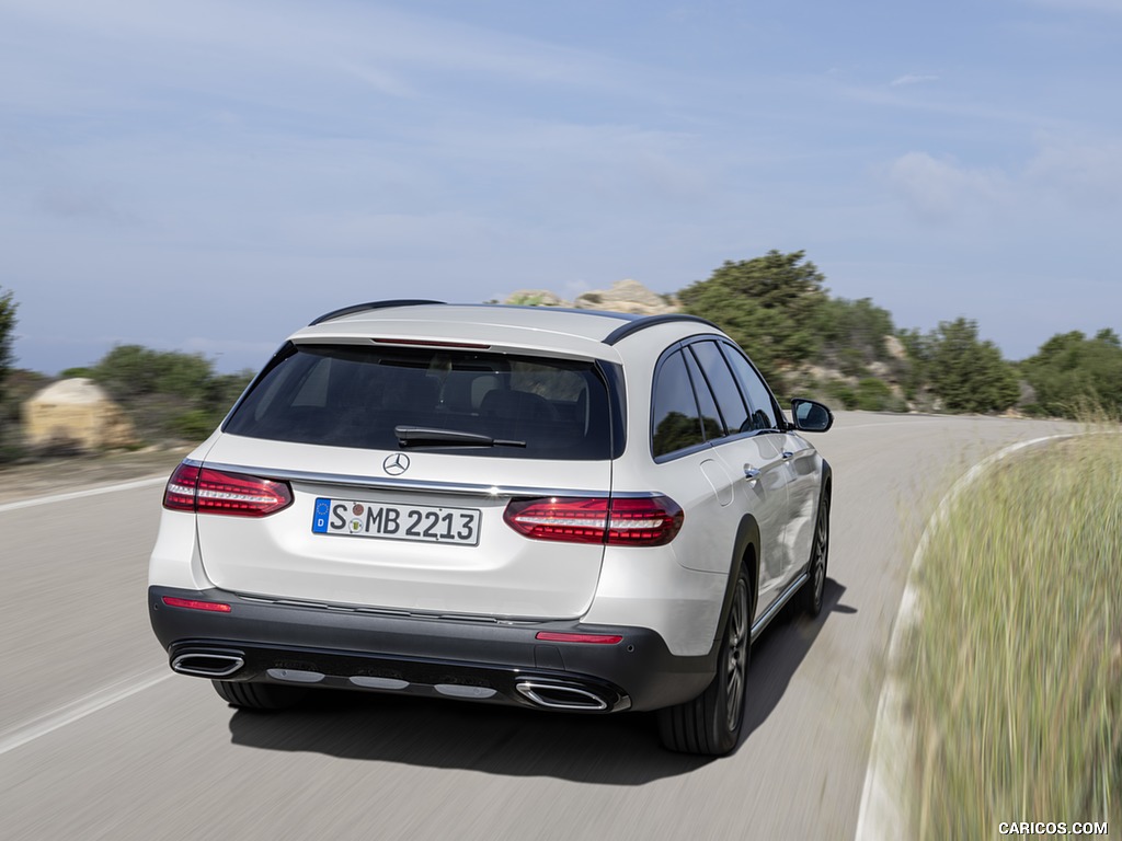 2021 Mercedes-Benz E-Class All-Terrain Line Avantgarde (Color: Designo Diamond White Bright) - Rear