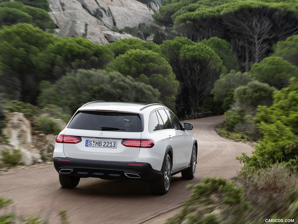 2021 Mercedes-Benz E-Class All-Terrain Line Avantgarde (Color: Designo Diamond White Bright) - Rear