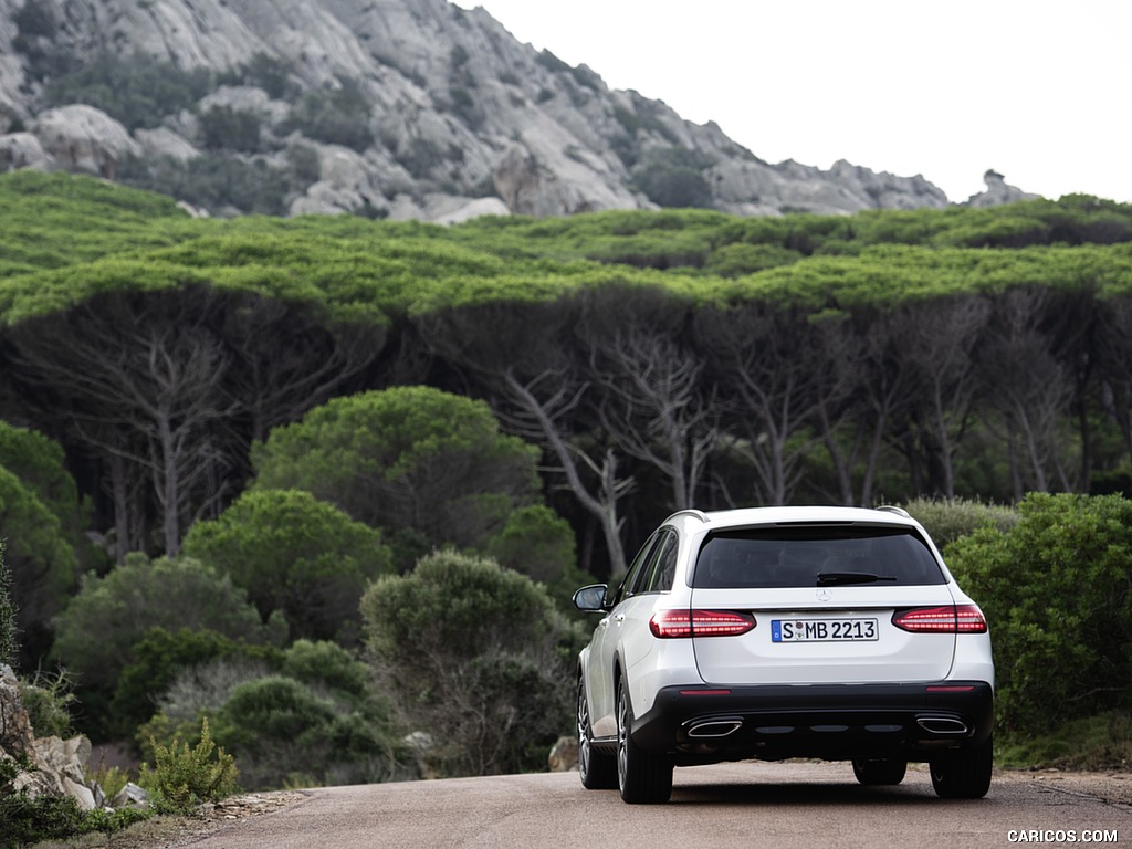 2021 Mercedes-Benz E-Class All-Terrain Line Avantgarde (Color: Designo Diamond White Bright) - Rear