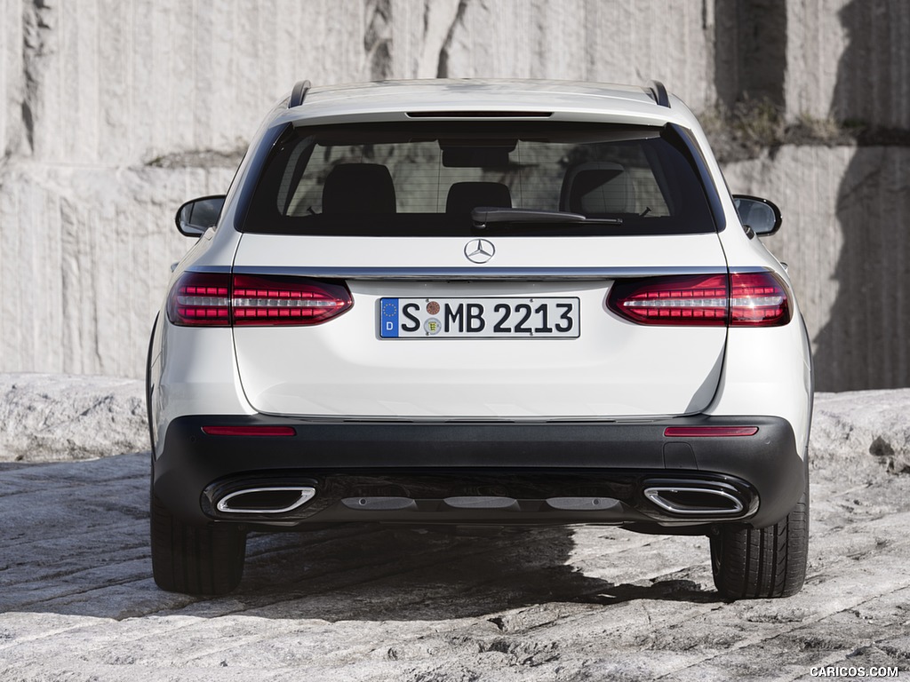 2021 Mercedes-Benz E-Class All-Terrain Line Avantgarde (Color: Designo Diamond White Bright) - Rear