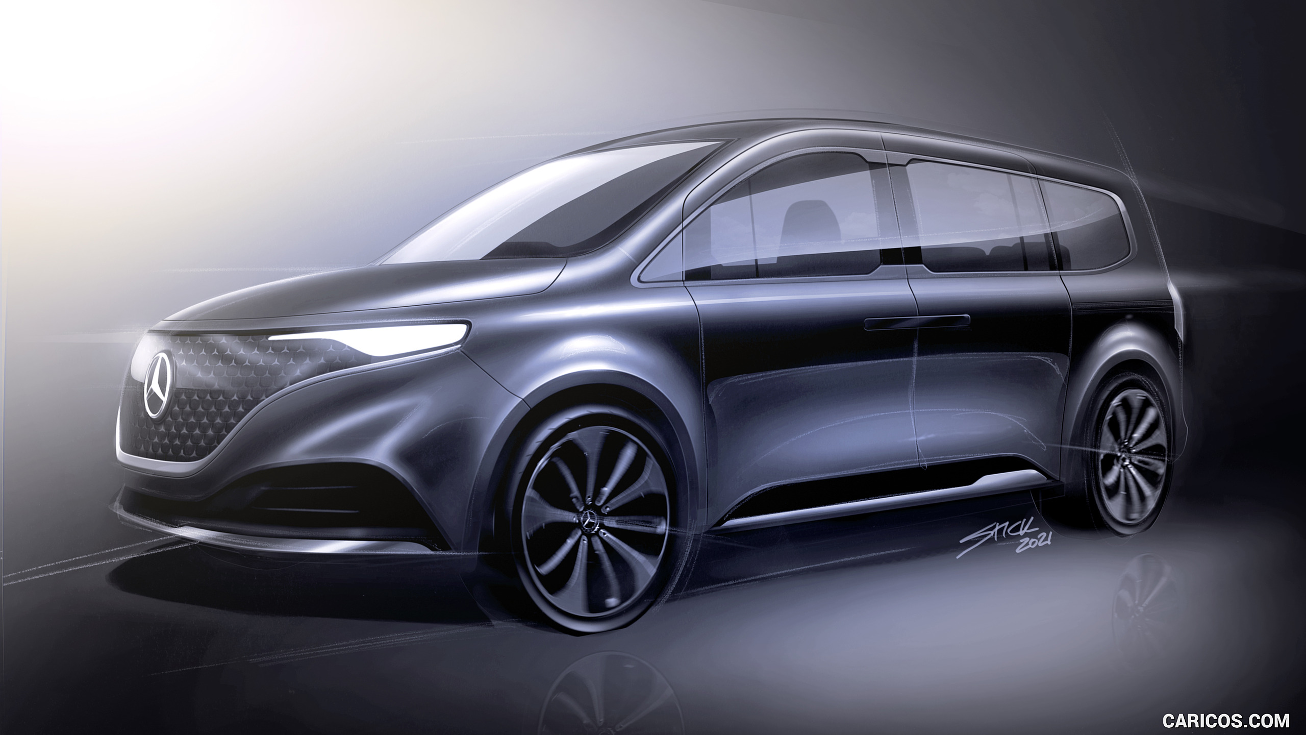2021 Mercedes-Benz EQT Concept - Design Sketch, #45 of 51