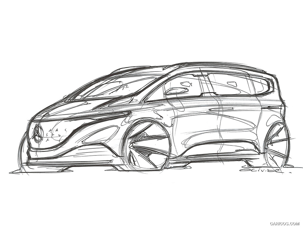 2021 Mercedes-Benz EQT Concept - Design Sketch