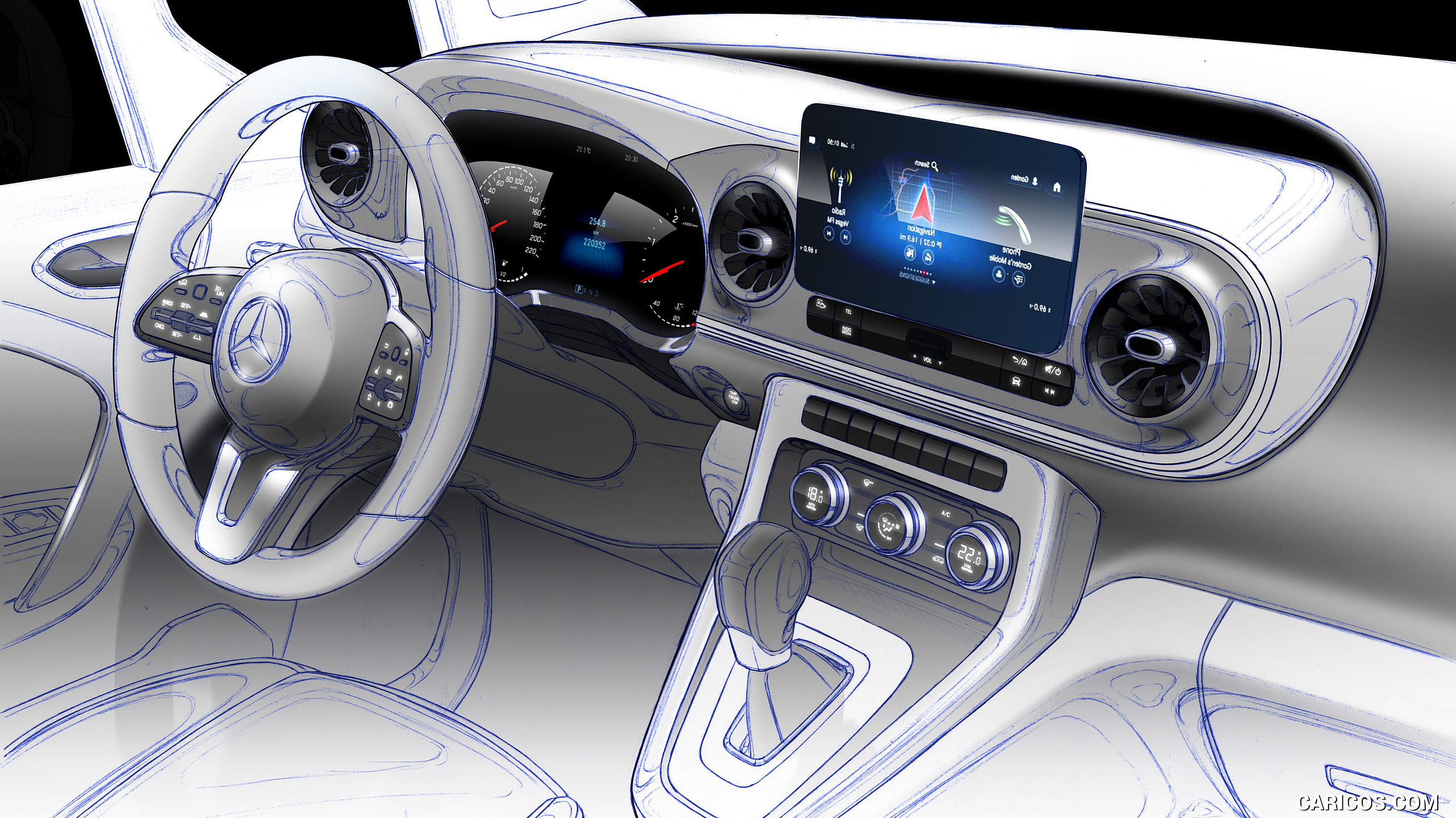 2021 Mercedes-Benz EQT Concept - Design Sketch, #50 of 51