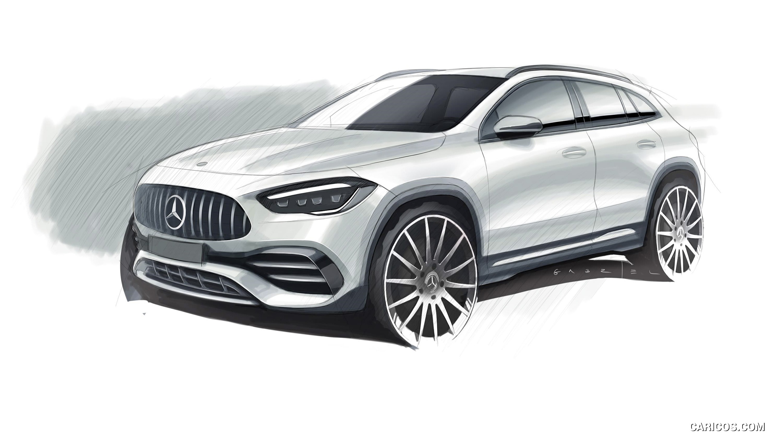2021 Mercedes-Benz GLA - Design Sketch, #55 of 280