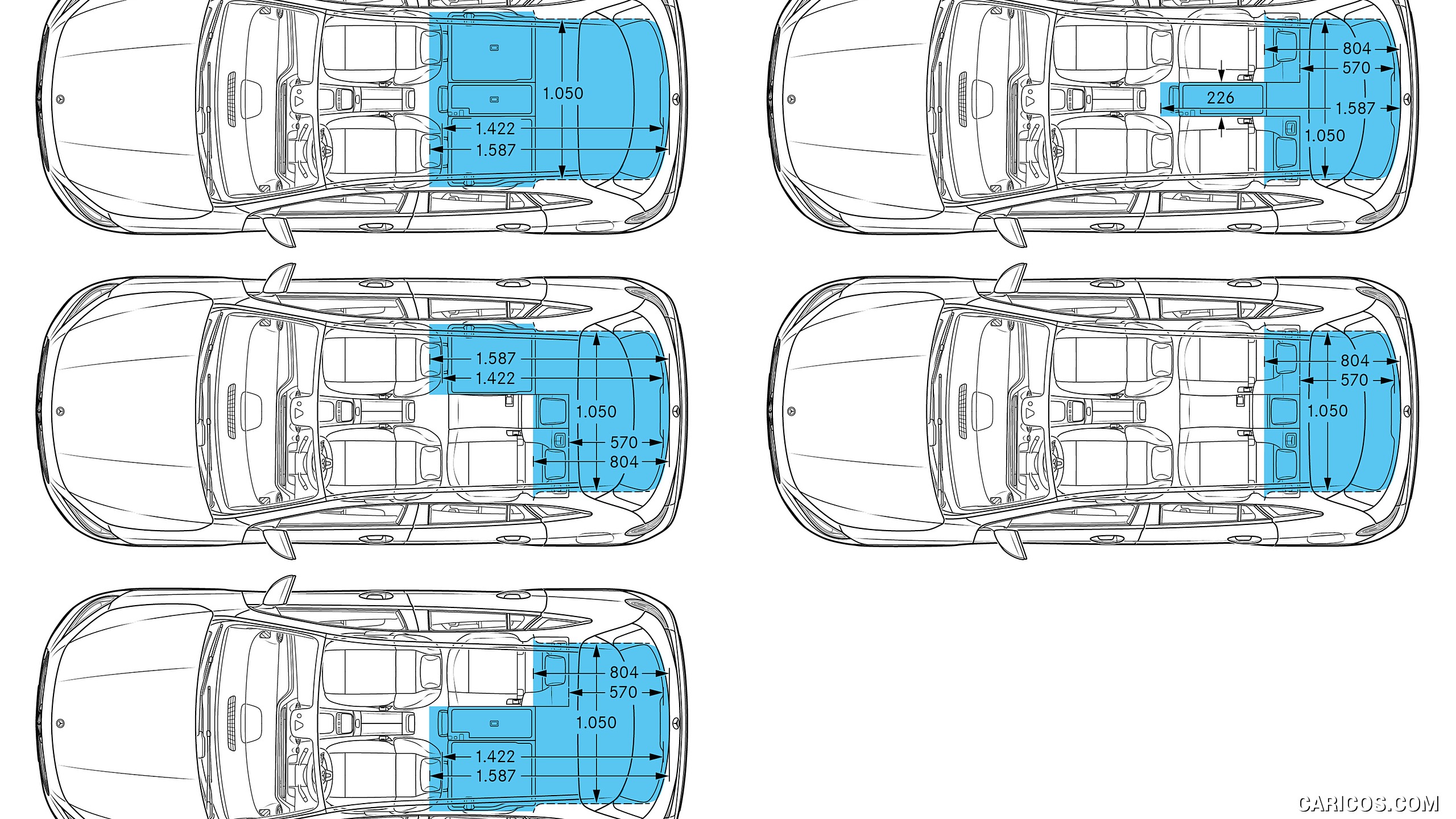 2021 Mercedes-Benz GLA - Interior Dimensions, #54 of 280