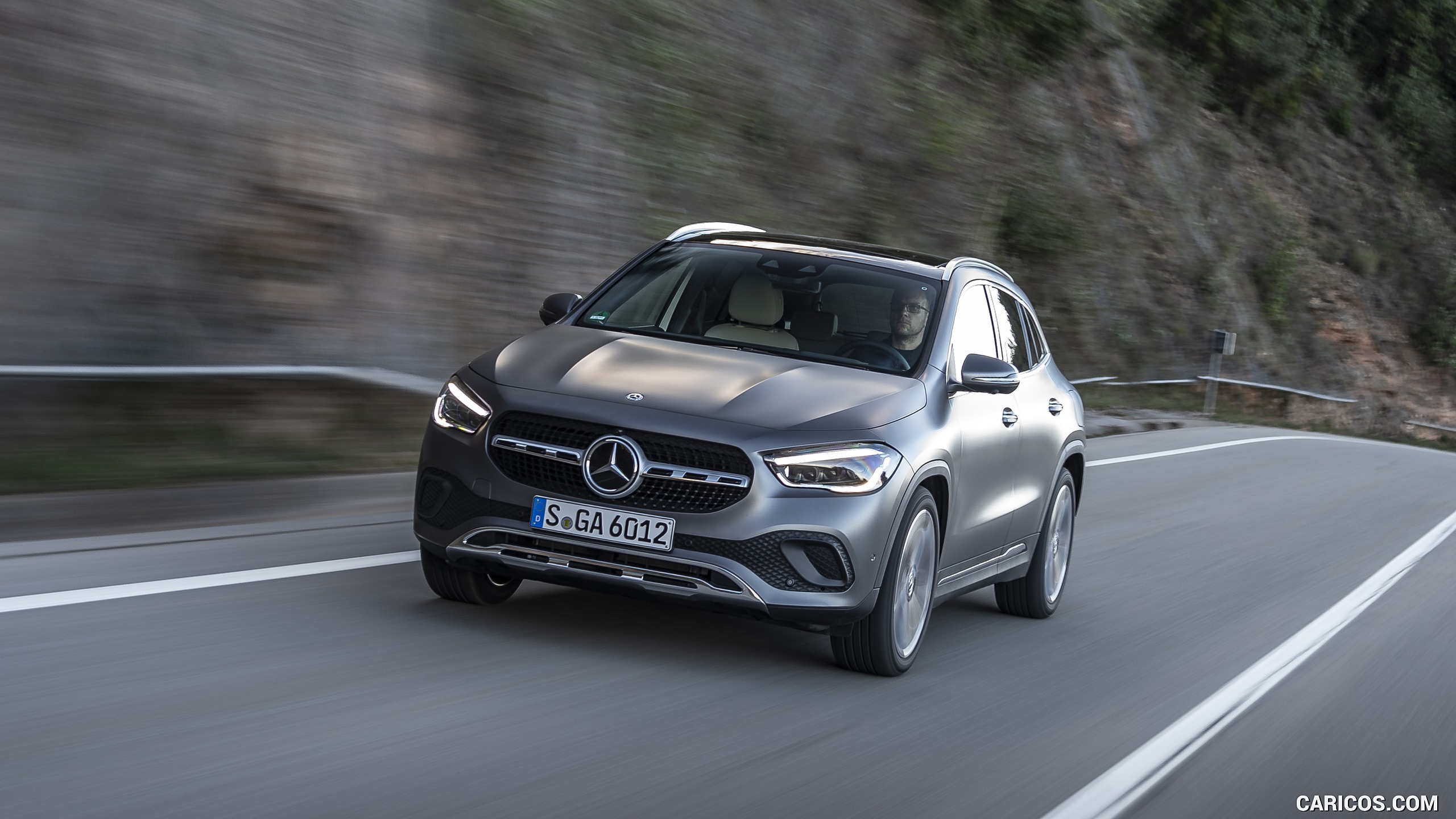 2021 Mercedes-Benz GLA 220d (Color: Mountain Grey Magno) - Front, #80 of 280