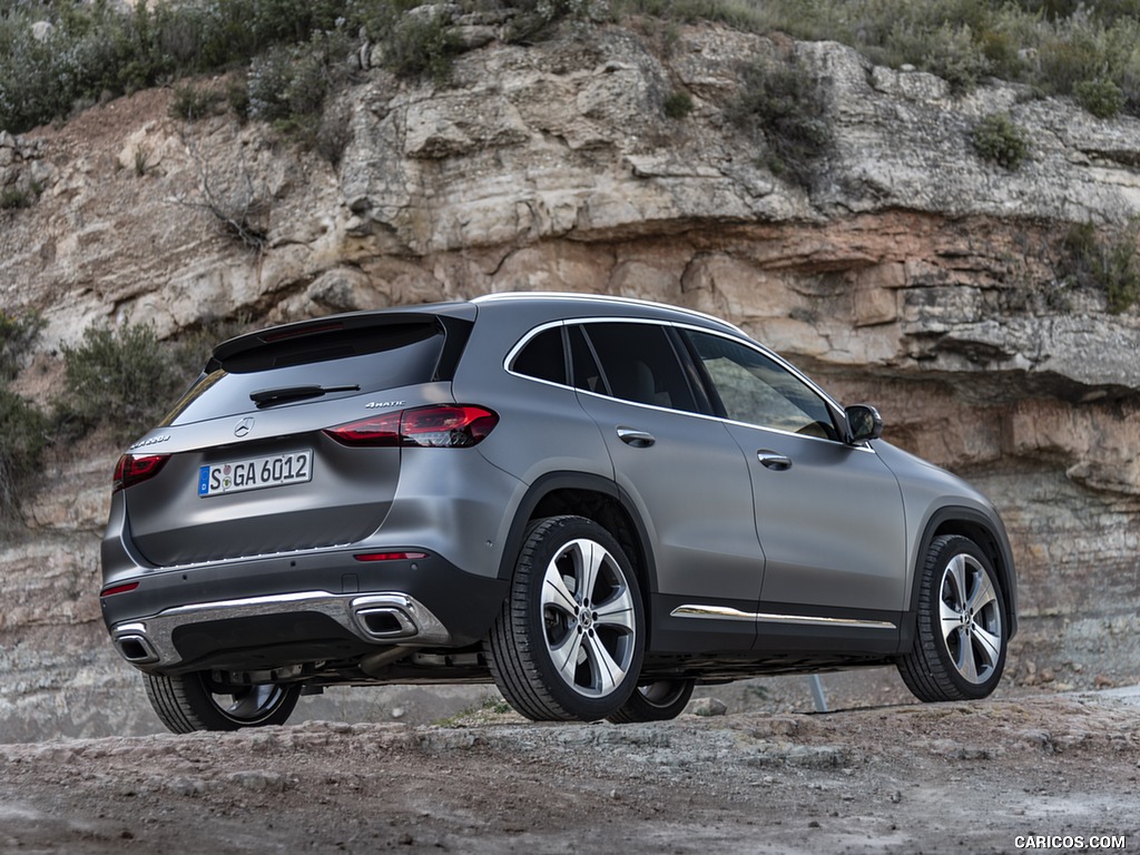 2021 Mercedes-Benz GLA 220d (Color: Mountain Grey Magno) - Rear Three-Quarter