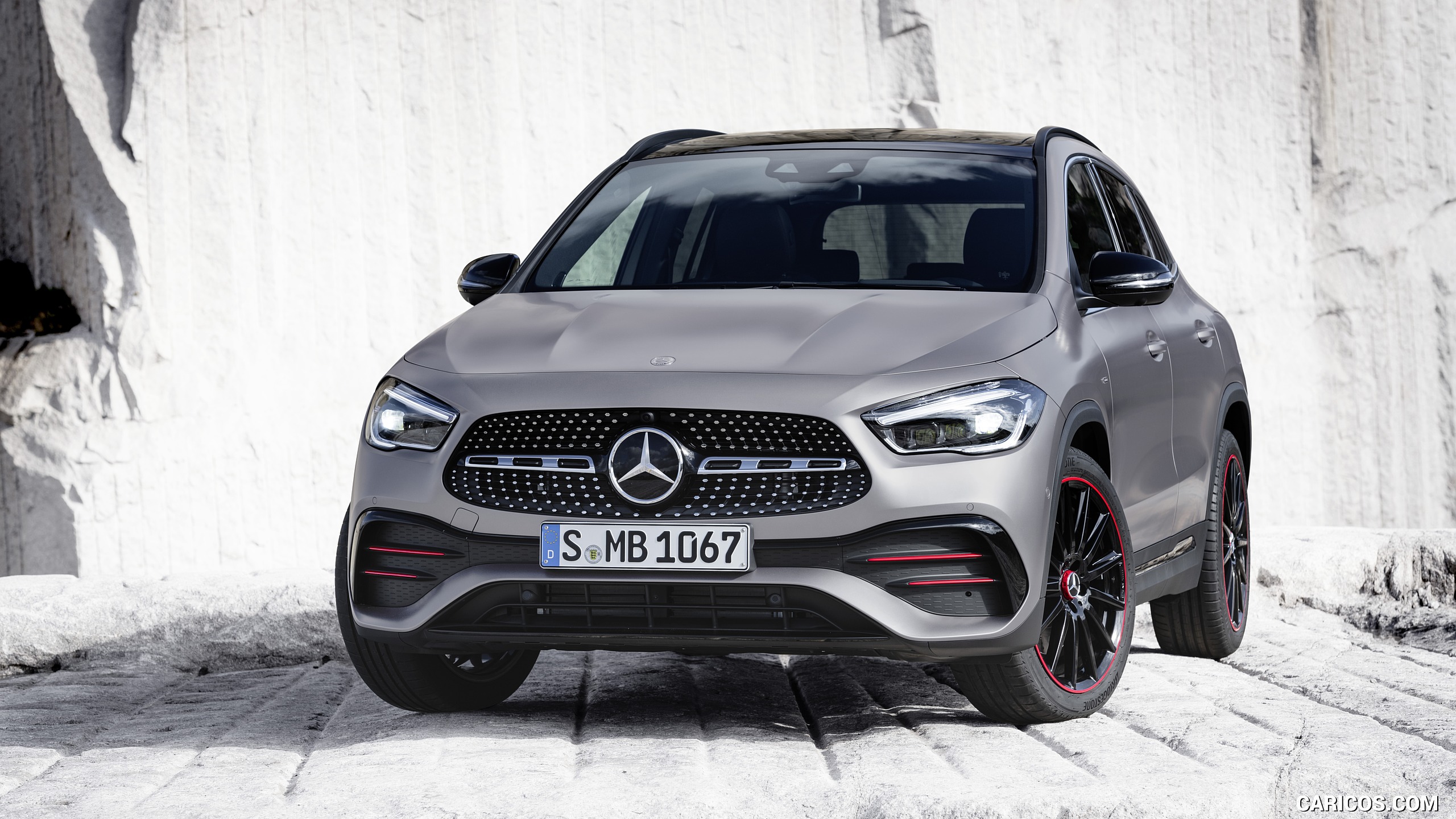 2021 Mercedes-Benz GLA Edition1 AMG Line (Color: Mountain Grey MAGNO) - Front, #14 of 280