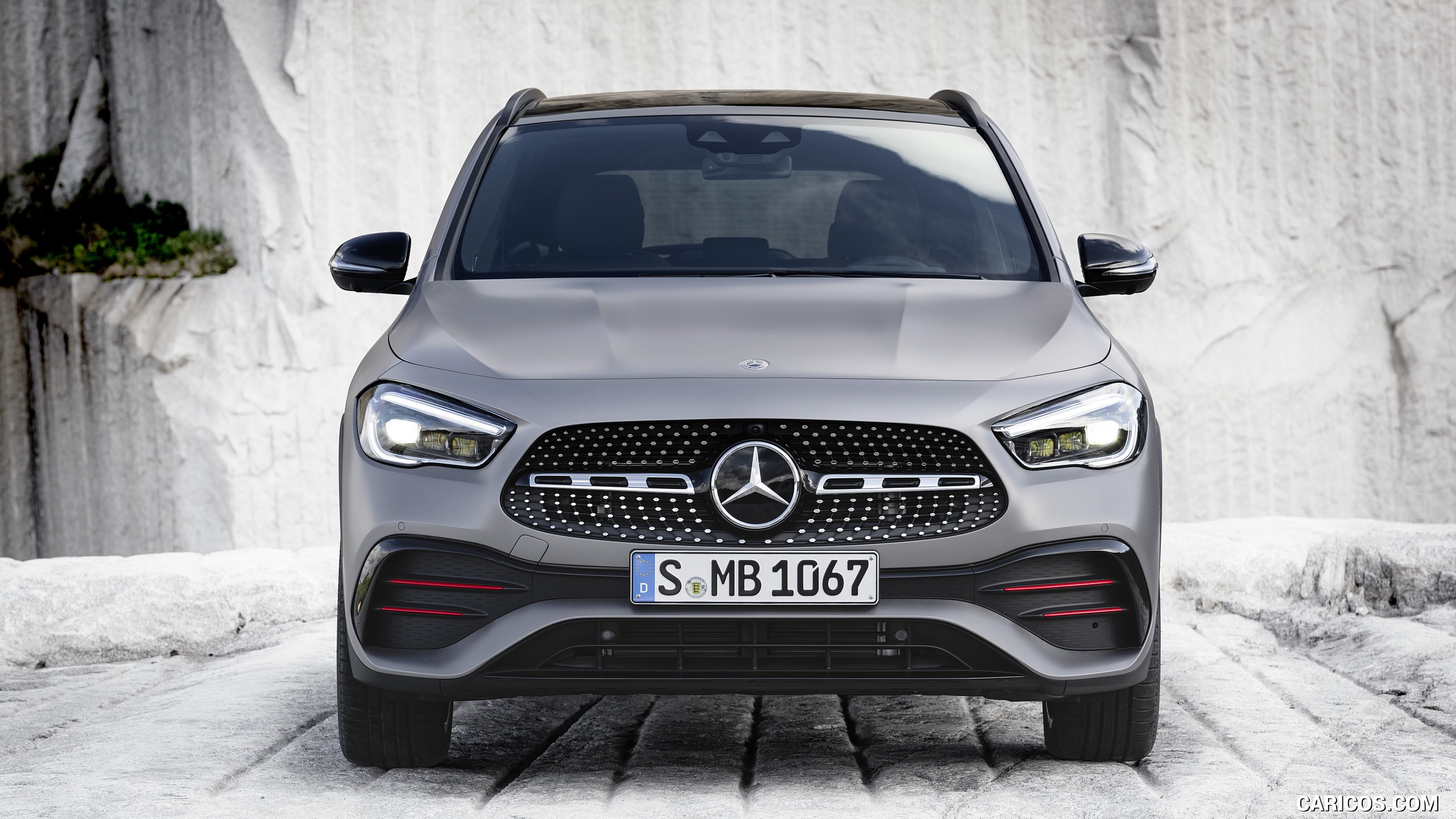 2021 Mercedes-Benz GLA Edition1 AMG Line (Color: Mountain Grey MAGNO) - Front, #22 of 280