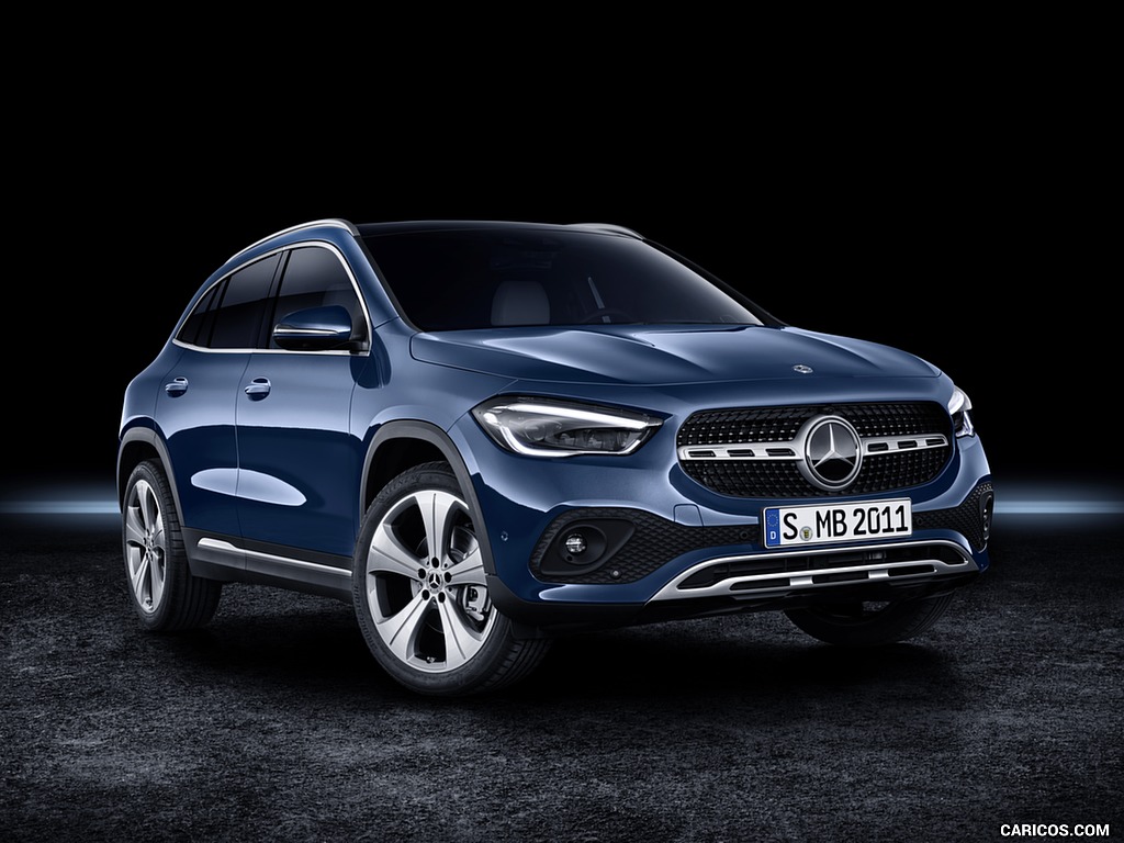 2021 Mercedes-Benz GLA Edition1 Progressive Line (Color: Galaxy Blue) - Front Three-Quarter