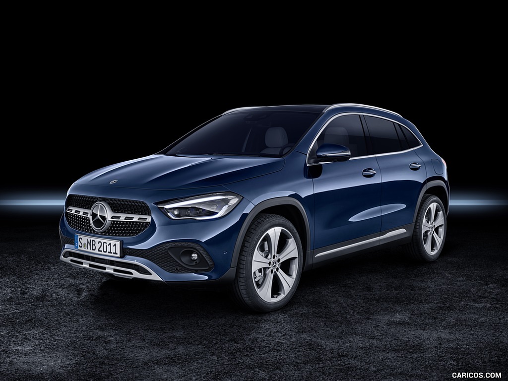 2021 Mercedes-Benz GLA Edition1 Progressive Line (Color: Galaxy Blue) - Front Three-Quarter