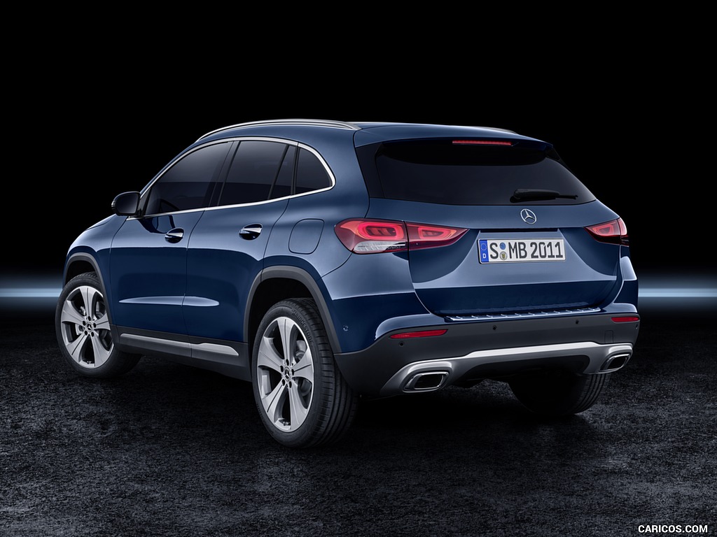 2021 Mercedes-Benz GLA Edition1 Progressive Line (Color: Galaxy Blue) - Rear Three-Quarter