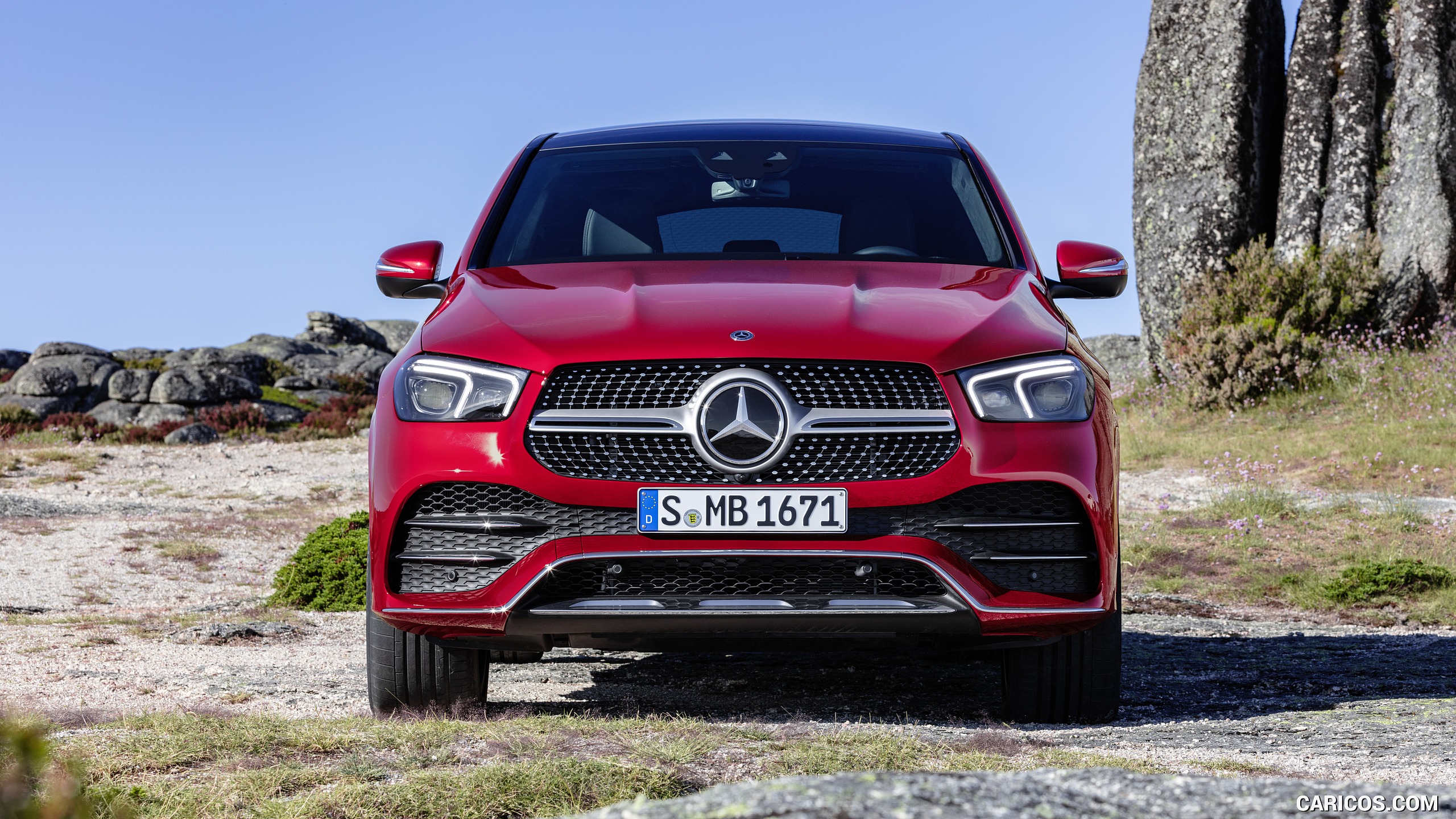 2021 Mercedes-Benz GLE Coupe (Color: Designo Hyacinth Red Metallic) - Front, #14 of 62