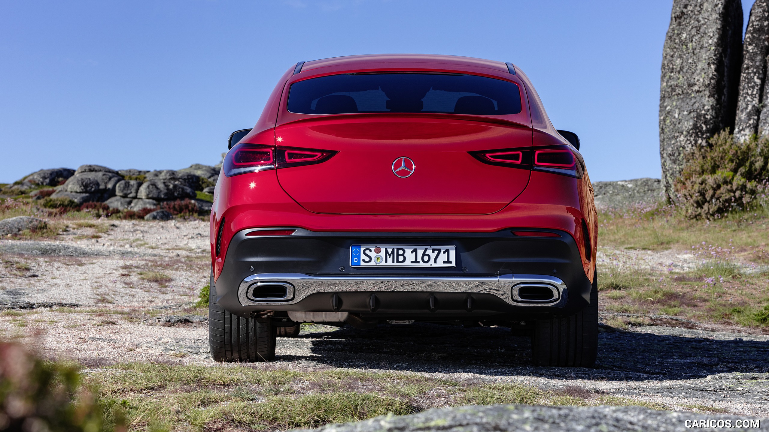 2021 Mercedes-Benz GLE Coupe (Color: Designo Hyacinth Red Metallic) - Rear, #13 of 62