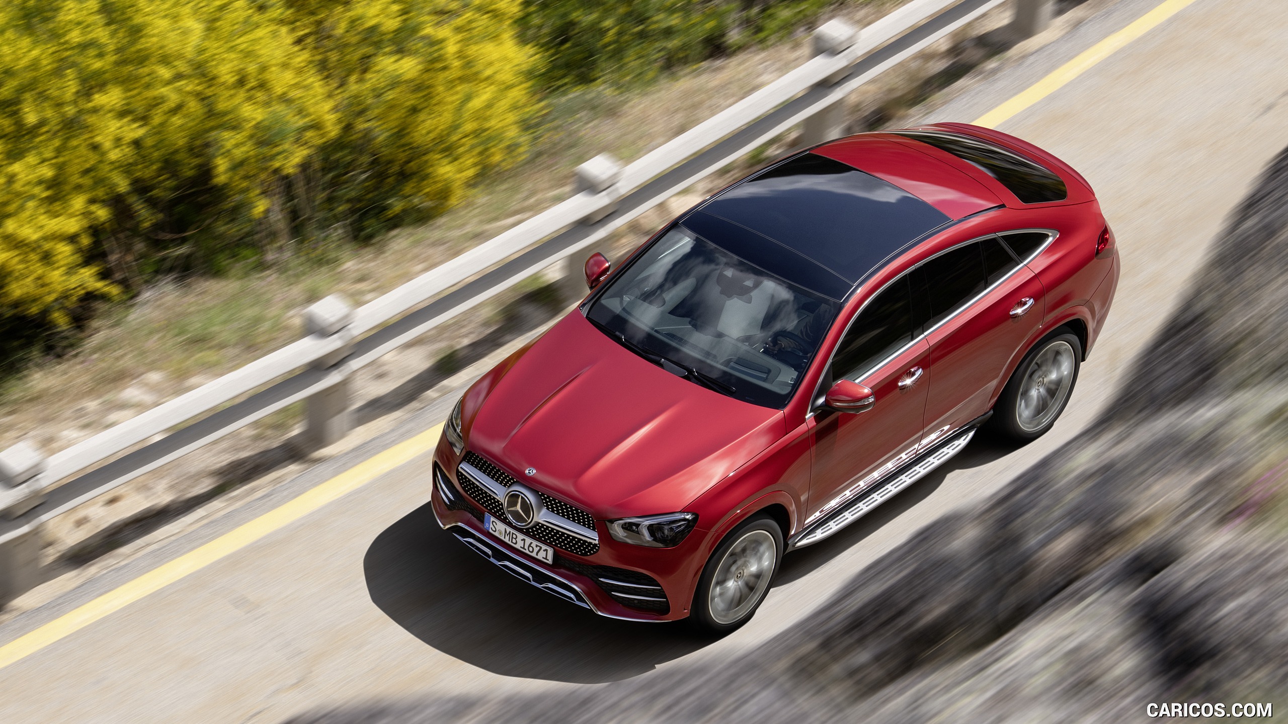 2021 Mercedes-Benz GLE Coupe (Color: Designo Hyacinth Red Metallic) - Top, #6 of 62