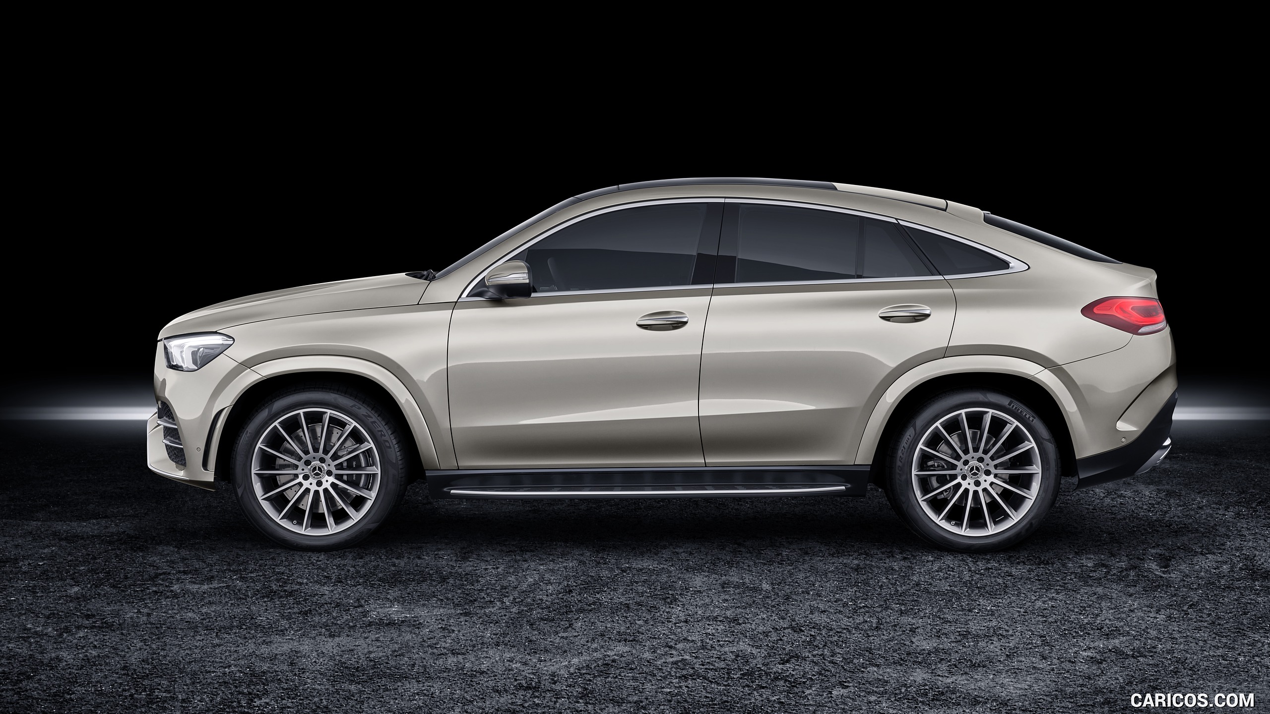 2021 Mercedes-Benz GLE Coupe (Color: Moyave Silver) - Side, #23 of 62