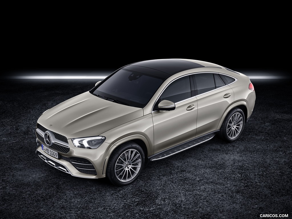 2021 Mercedes-Benz GLE Coupe (Color: Moyave Silver) - Front Three-Quarter