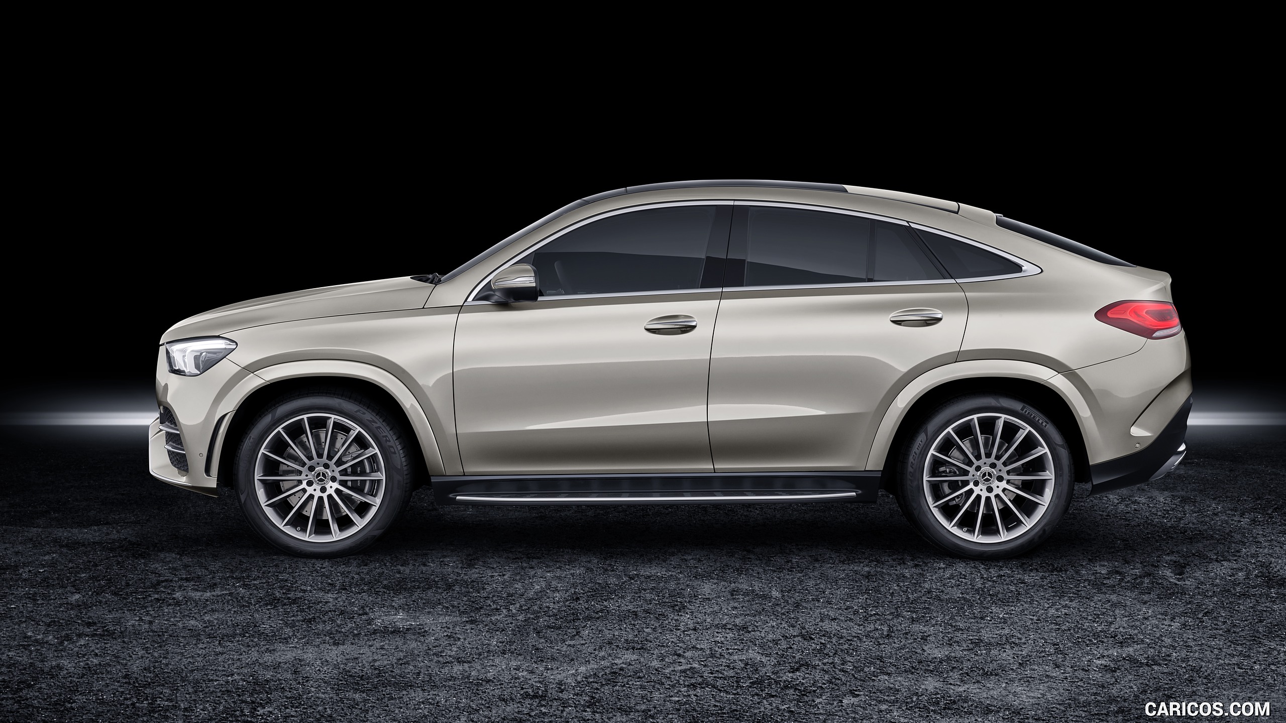 2021 Mercedes-Benz GLE Coupe (Color: Moyave Silver) - Side | Caricos