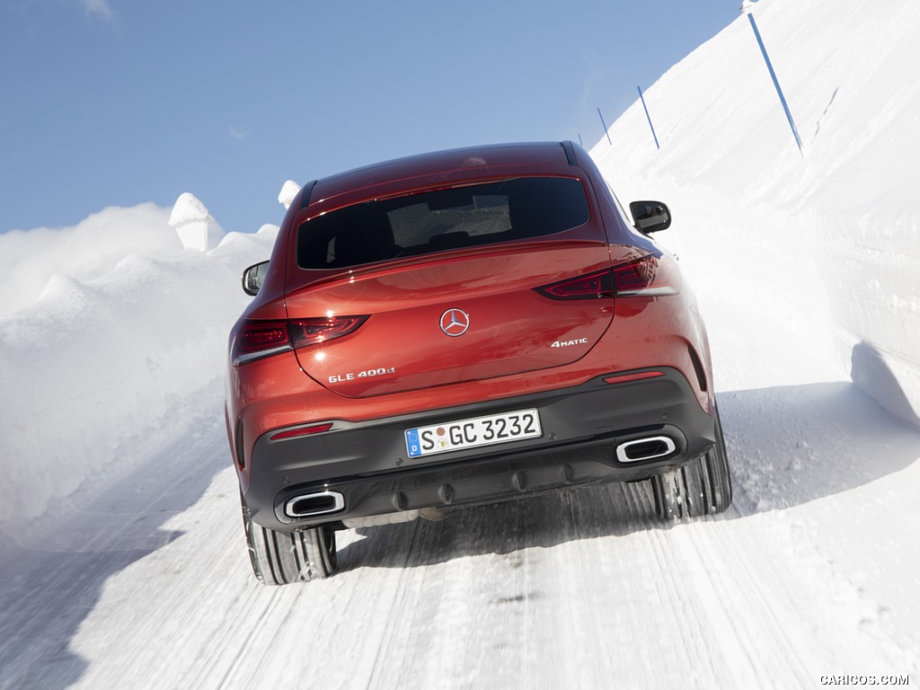 2021 Mercedes-Benz GLE Coupe 400 d 4MATIC Coupe (Color: Designo Hyacinth Red Metallic) - Rear