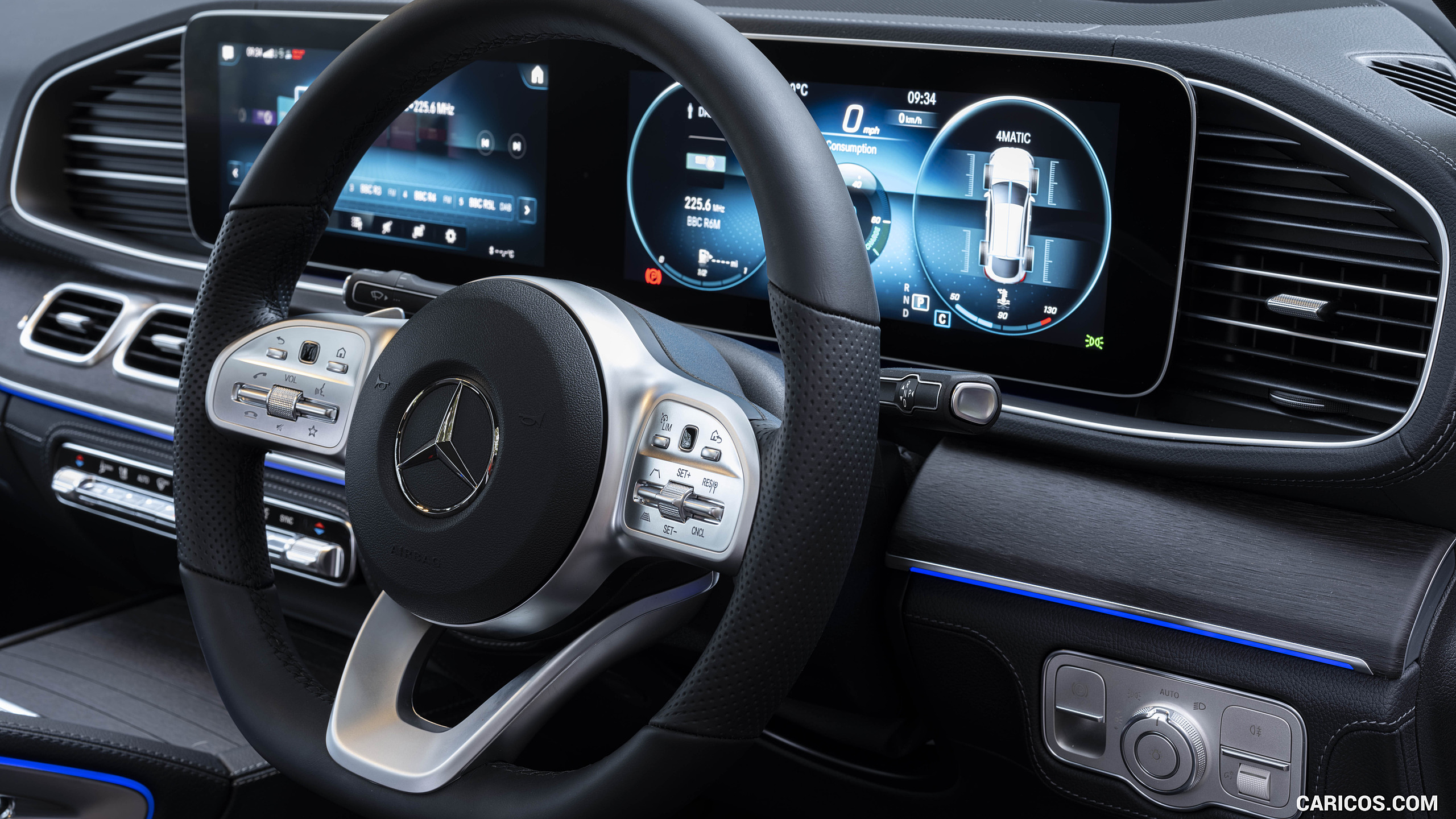 2021 Mercedes-Benz GLE Coupé 400d (UK-Spec) - Interior, Steering Wheel, #72 of 89