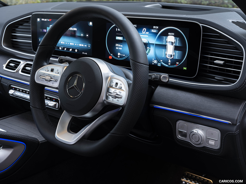 2021 Mercedes-Benz GLE Coupé 400d (UK-Spec) - Interior, Steering Wheel